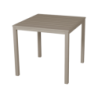 Tavolo Paraga in Metallo 80x80cm Tortora - Design da Esterno