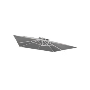 Telo Ricambio Ombrellone Santorini 3,5x3,5m Grigio - Resistente