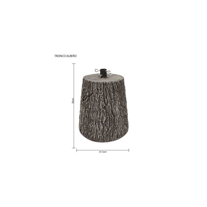 Tronco albero marrone in fiberglass 35cm per alberi 150-180cm