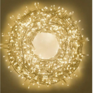 180 LED bianco caldo con flash 24V IP44 estensibile Natale