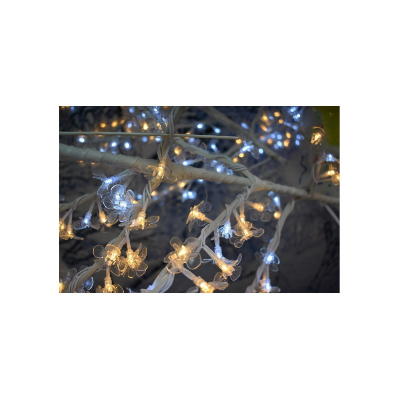 Albero Natural Lux 2592 LED Bianco Caldo e Freddo Tronco Bianco