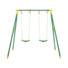 Altalena playground 2 posti verde e giallo gioco da giardino
