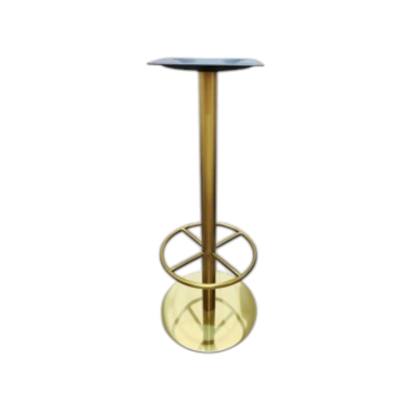 Base tavolo metallo 110 cm oro lucido elegante e resistente