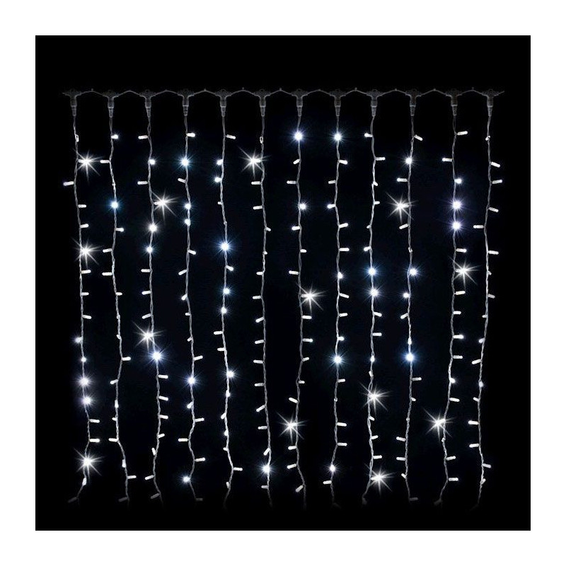 Cascata 272 Led Bianco Flash 230V IP44 Estensibile