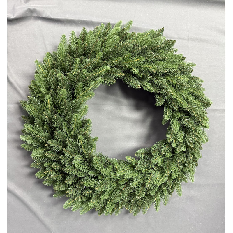 Corona Ø 120 cm mix PE/PVC decorazione natalizia grande