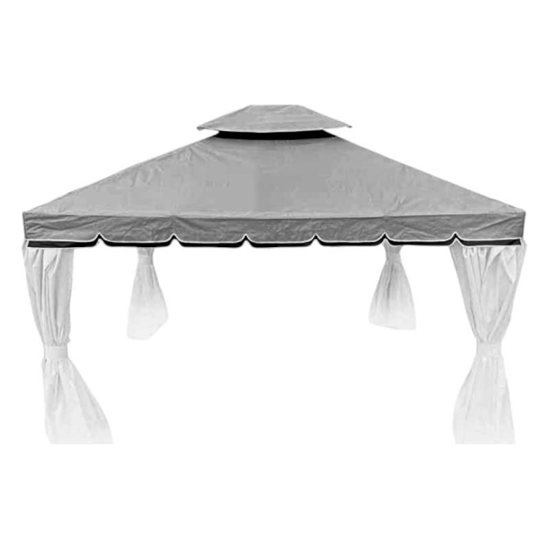 Set Di 5 Cover Grigia Per Gazebo Royal Mt3*3  | Levante Shop