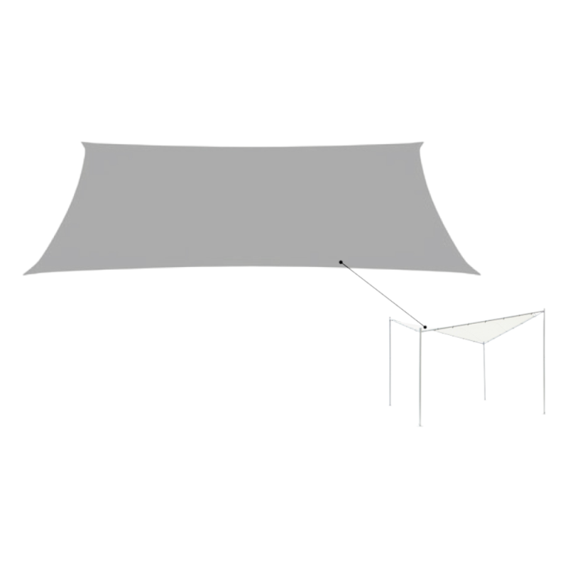 Cover per gazebo Vela grigio resistente ricambio giardino