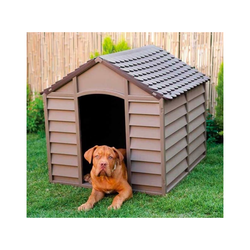 Cuccia per cane moka 71x71x56,8 cm comfort resistente