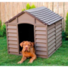 Cuccia per cane moka 71x71x56,8 cm comfort resistente