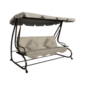 Dondolo letto Harmony 4 posti moka comfort giardino