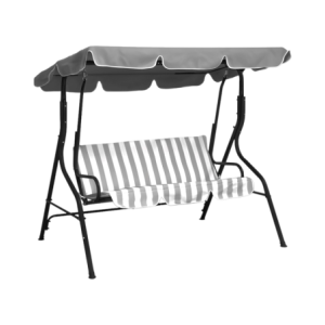 Dondolo Sleep 3 posti grigio comfort giardino elegante