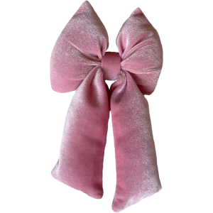 Fiocco Angle Medio 15x28cm Rosa Decorazione Natalizia