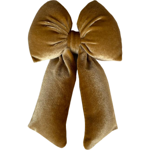 Fiocco Angle Small oro 112x20cm - Decorazione natalizia elegante