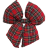 Fiocco Maxi 35x45cm Scozzese Decorazione Natalizia Originale