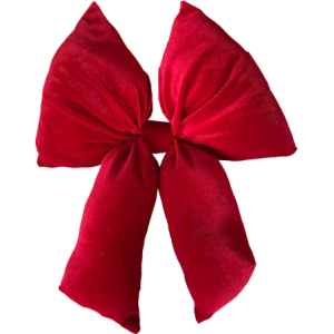Fiocco Small 20x26cm rosso - Decorazione natalizia classica