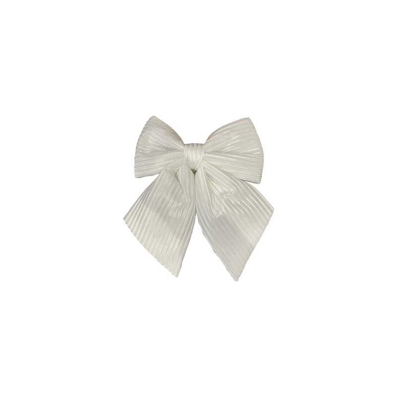 Fiocco tramato bianco 20x25 cm decorazione elegante casa