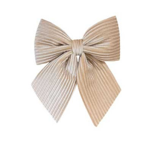 Fiocco tramato crema 20x25 cm decorazione elegante casa