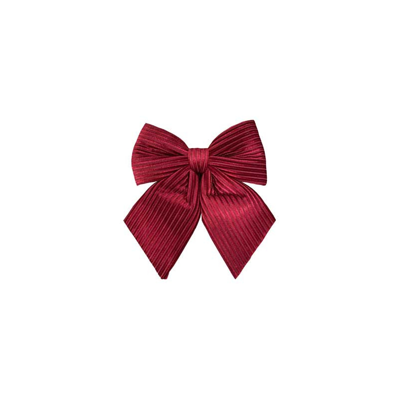 Fiocco tramato rosso 25x30 cm decorazione elegante casa