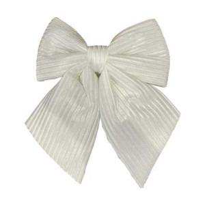 Fiocco tramato bianco 40x35 cm decorazione elegante casa
