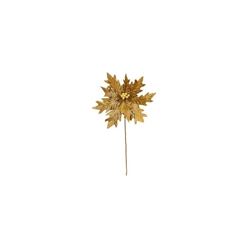 Fiore Pointed 30 cm oro decorazione floreale elegante casa