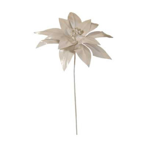 Fiore Spush 31cm bianco - Eleganza decorativa per Natale e casa