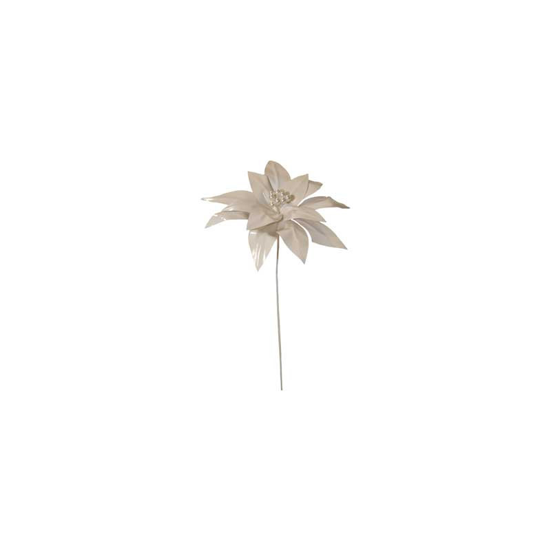 Fiore Spush 31cm bianco - Eleganza decorativa per Natale e casa