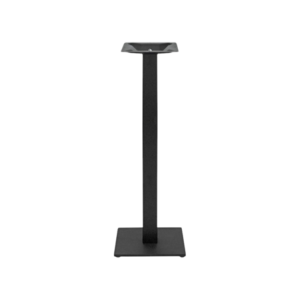Zoom Set di 2 Gambe Table Met Tubo 80mm H 110cm Nera Piatto 30