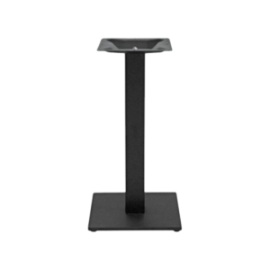 Gamba Table Met tubo Ø80mm H72cm nera piatto 30cm - Base tavolo robusta