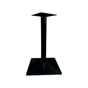 Gamba Table met tubo Ø76mm H72cm nera - Base tavolo in acciaio