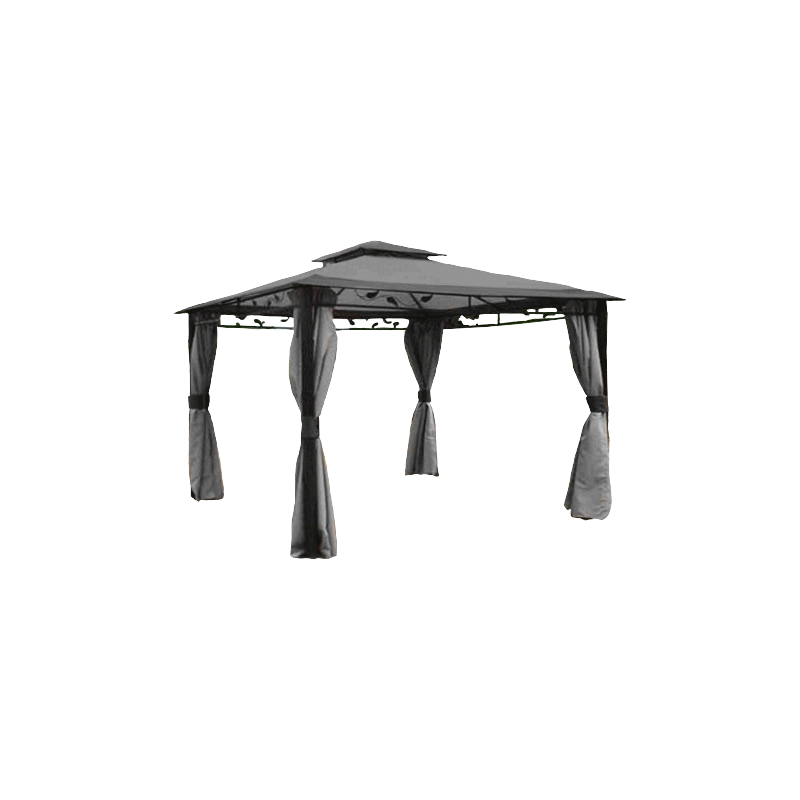 Gazebo Arion 3x4 mt grigio resistente ed elegante per esterni