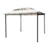 Gazebo Basic 3x2 moka struttura telo beige resistente esterni