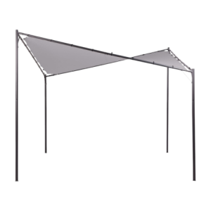 Zoom Gazebo Vela Grigio Mt4*4