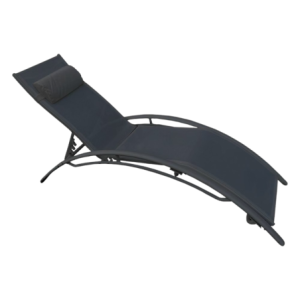 Zoom Lettino Moon Lounge In alluminio Colori Antracite