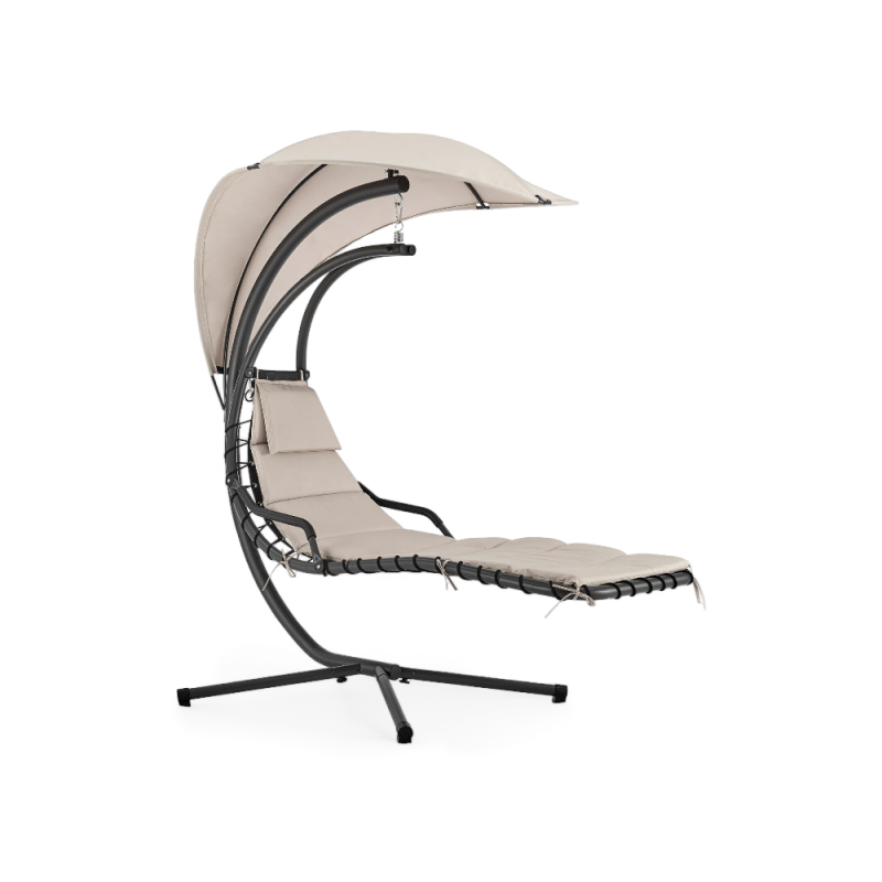 Lettino Pensile Sleep Grigio - Relax e Design per Giardino