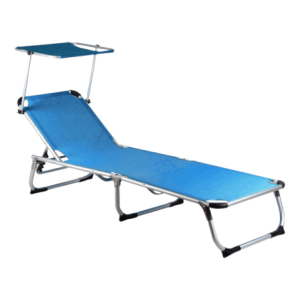 Zoom Set di 4 Lettini Playa Colore Light Blu