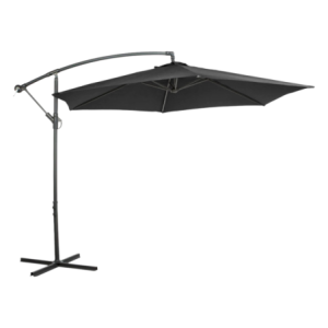 Ombrellone Banana 3m a braccio grigio - Eleganza e praticità outdoor