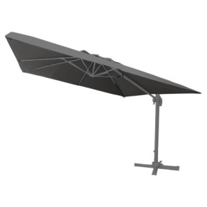 Ombrellone Paradise 3x4 m grigio struttura robusta da giardino