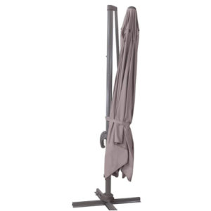 Zoom Ombrellone Paradise Mt 3*4 struttura Grigia E Telo Tortora