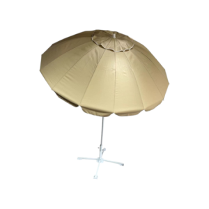 Zoom Set di 6 Ombrelloni Starbeach Ecru' ø 220 Cm Palo 32/32 In Alluminio