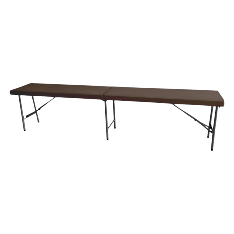 Panca in Rattan Moka 183x28x44 cm - Arredo Giardino Elegante