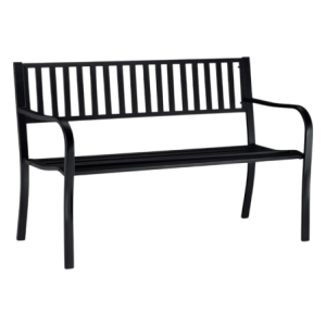 Panchina Pipe in Metallo Verniciato Antracite - Arredo Giardino