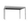 Pergola bioclimatica Star 3x4m in alluminio bianco - Outdoor moderno