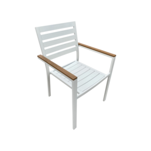 Poltrona Kypos Alluminio Polywood Bianco - Comfort Outdoor