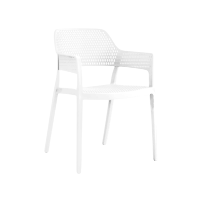 Poltrona Malaga Anti-UV Bianco - Poltrona da Esterno in PP
