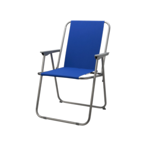 Zoom Set di 10 Poltrone Relax Beach In Ferro Colori Blu Bracioli Grigi