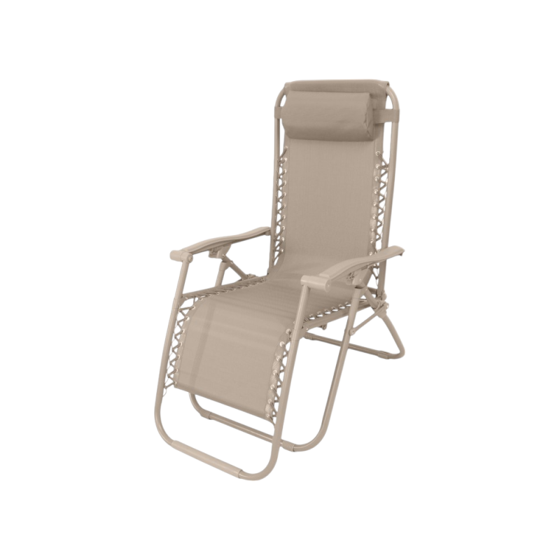 Poltrona relax tortora da esterno - Comfort e design moderno
