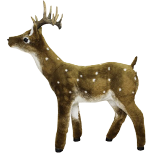 Renna Natural Baby 85 cm - Decorazione Natalizia Casa e Vetrina