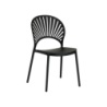 Sedia Creta Anti-UV in PP Nero - Sedie da Interno ed Esterno