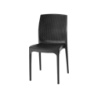 Sedia Monaco in Rattan Antracite - Sedie da Interno ed Esterno