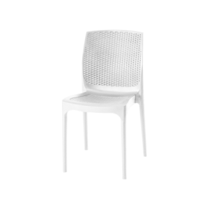Zoom Sedia Monaco In Rattan Colore Bianco